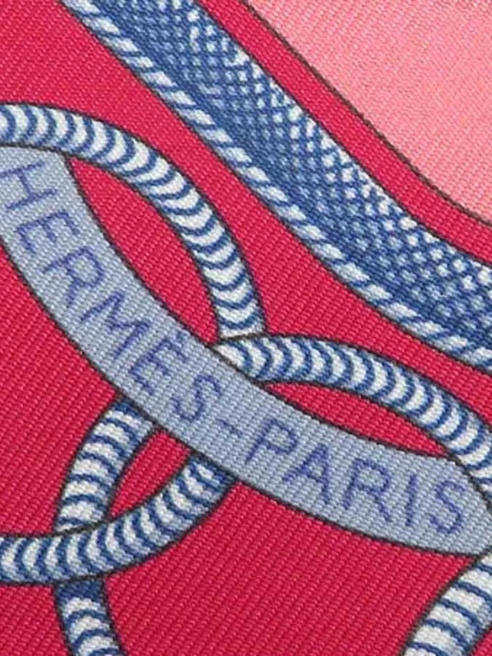 Auth HERMES Twilly Scarf Pink/Multicolor Silk - Picture 9 of 12